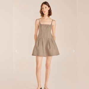 Rebecca Taylor plaid check romper.